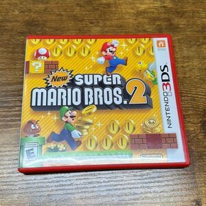 Super Mario Bros. 2 Nintendo 3DS 2012 Video Game with Case Works